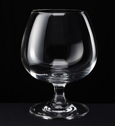 Haonai 13-1/4-ounce Napoleon Brandy Glass Crystal Brandy Snifter Masterfully Blown Glassware,Dishwasher safe