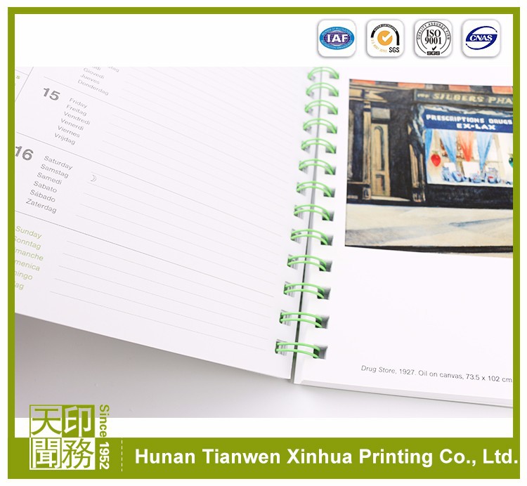 Небольшой карман студент бумажная записная книжка с ПВХ покрытием