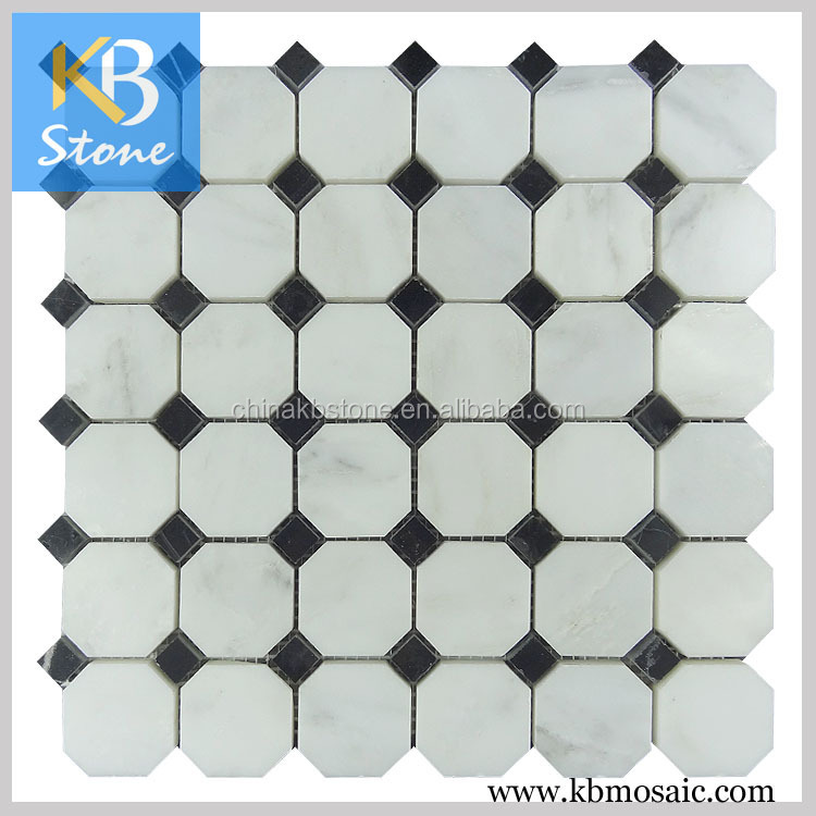 八角形モザイク装飾品 名古屋モザイク工業 モザイクタイル 麻の葉 45×14三角形 [紙貼り