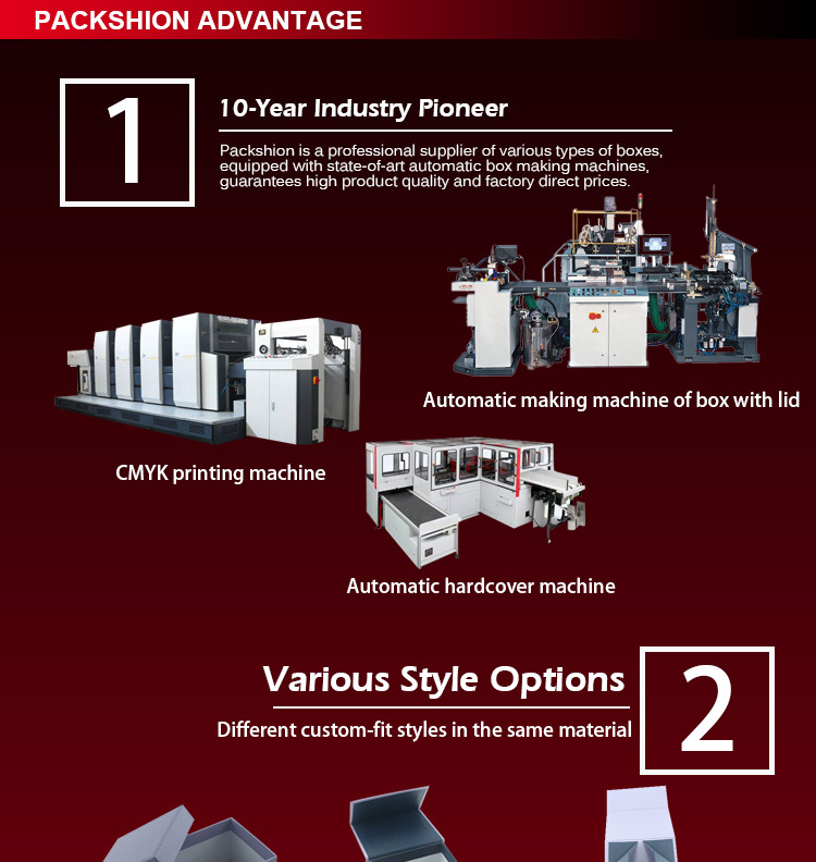 Pink color ladies shoe box design popular for customer