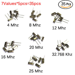 5PCS HC-49U DIP2 Passive Quartz Crystal Oscillator 25M Resonators 25MHZ