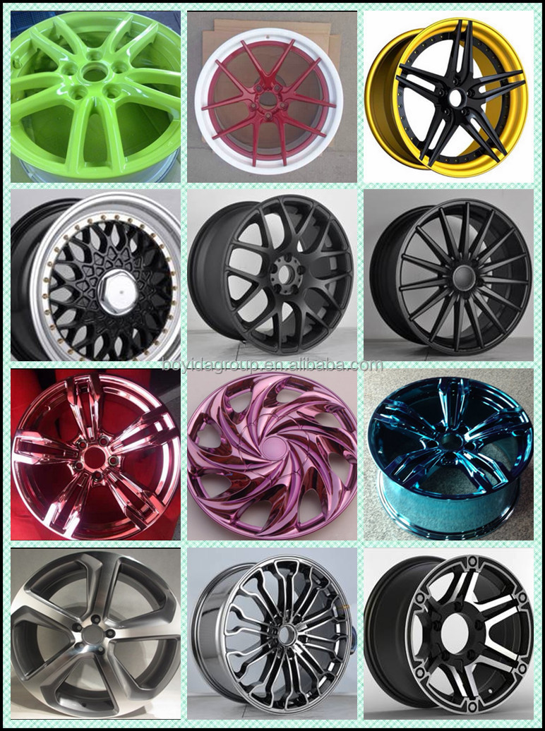 18英寸蓝色合金轮辋出售, 5x120 汽车轮毂在中国制造的不同种类.