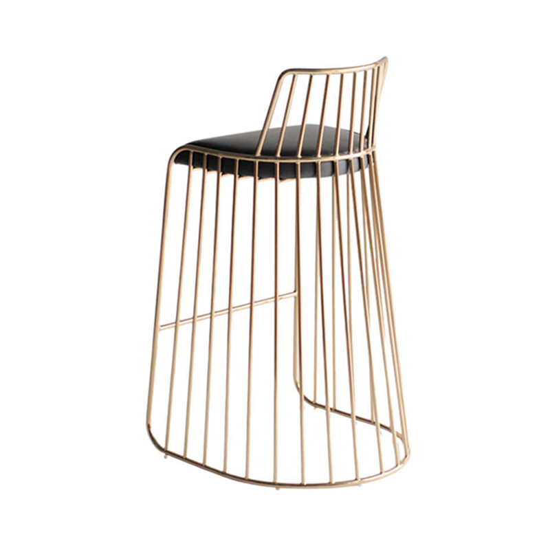 Replica brass gold Brides veil bar stool by stainless steel