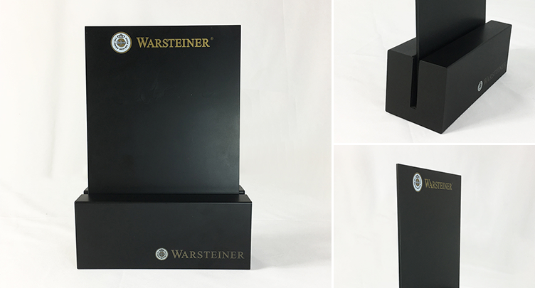 Brand Advertising Luxury Acrylic Table Display Menu Insert Stands Tabletop Display