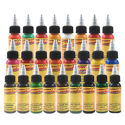 Ouliang Professional 30ml Tattoo 25 Colors Pure Plant Permanent Tattoo Ink Set
