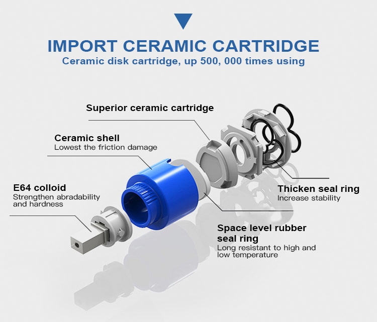 High Quality Brass Freestanding Bathtub Bath Mixer Faucet