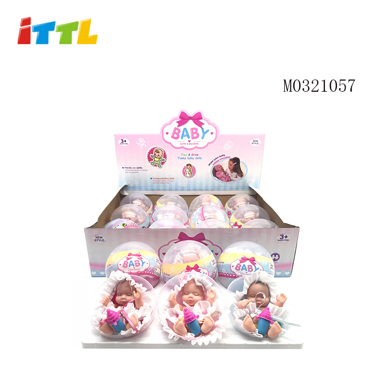 ITTL ビニール製 可愛いリボーンドール 睡眠中 赤ちゃん人形 おもちゃ