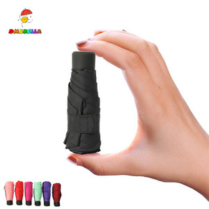 Small Fashion Folding Umbrella Rain Women Gift Parasol Girls Anti-UV Waterproof Portable Travel umbrellas