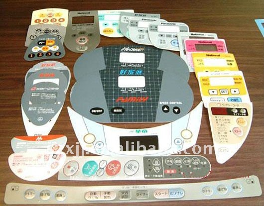 Пользовательские наклейки для ПК ПЭТ, мембранная переключатель, панель клавиатуры, завод Шэньчжэнь