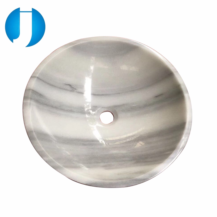 custom design solid toilet bathroom Marmara White Marble Sink