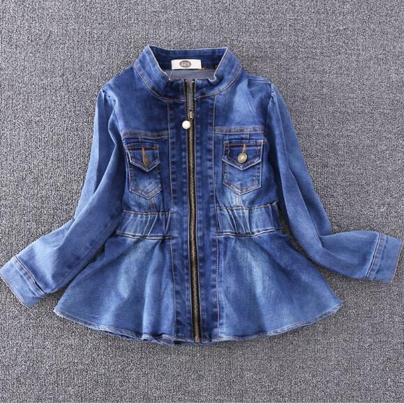 CO026, оптовая продажа, детская одежда, джинсовая куртка для девочек