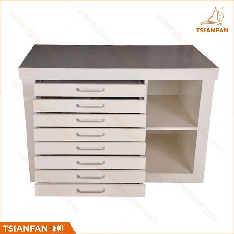 Multi Layer Push-Pull Drawer Cabinet Tile Sample Display For Stone