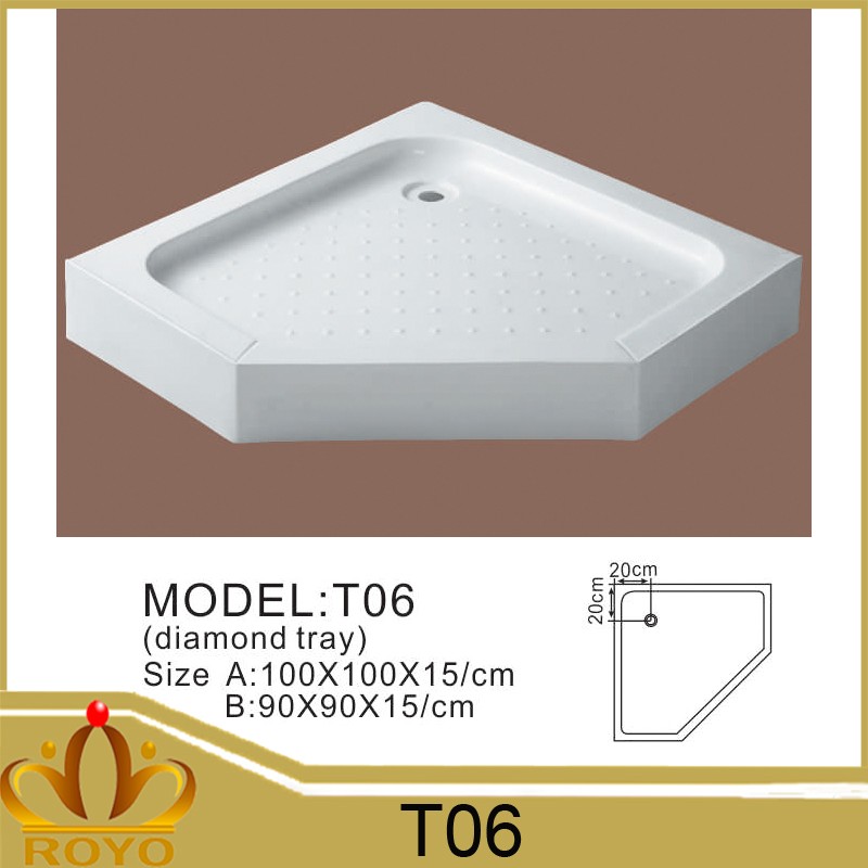 Abs Square 15Cm Shower Tray In Zhejiang China