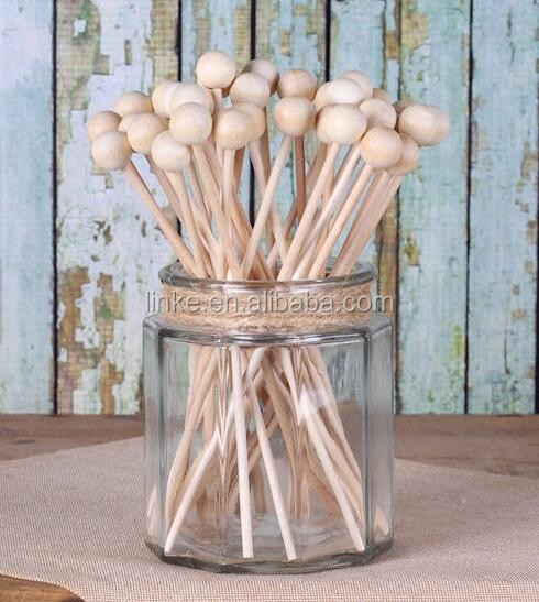 Деревянные палочки для конфет с шариком