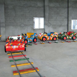 Outdoor playground equipment carnival tourist steam train kids electric train