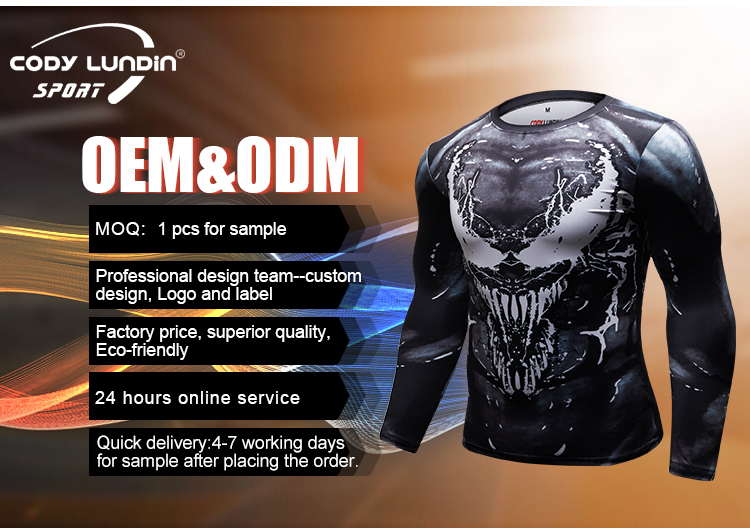Custom Sportswear - Venom Long Sleeve Gym T-shirt