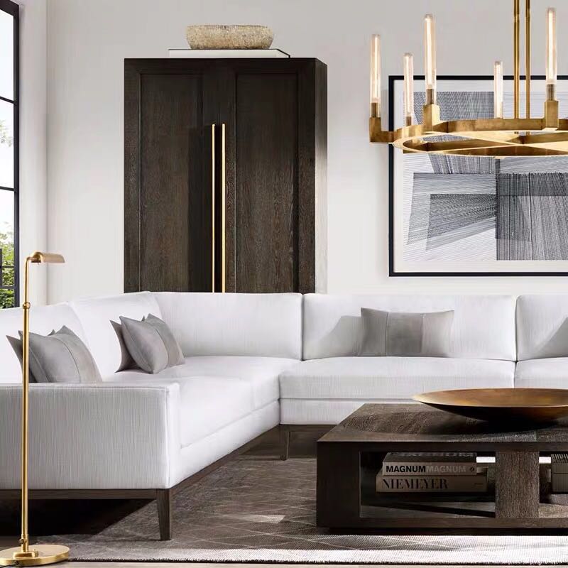 American style brass round chandelier 24''wide customize designer lighting for project