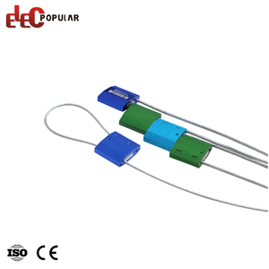 High Strength Custom Printing Logo High Security Metal Cable Lock Seals