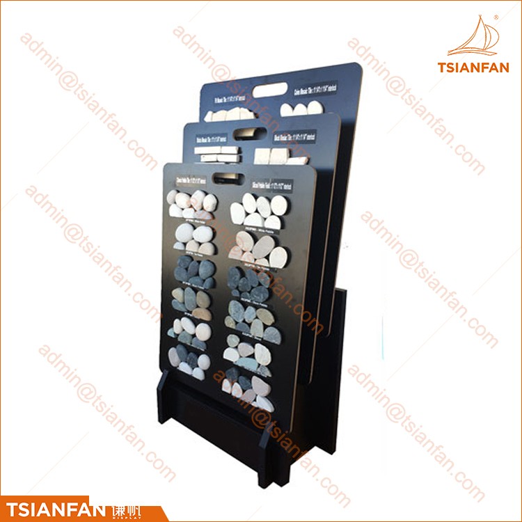 Custom Metal PVC Floor and Wood Flooring Tile Display Rack for Marketing