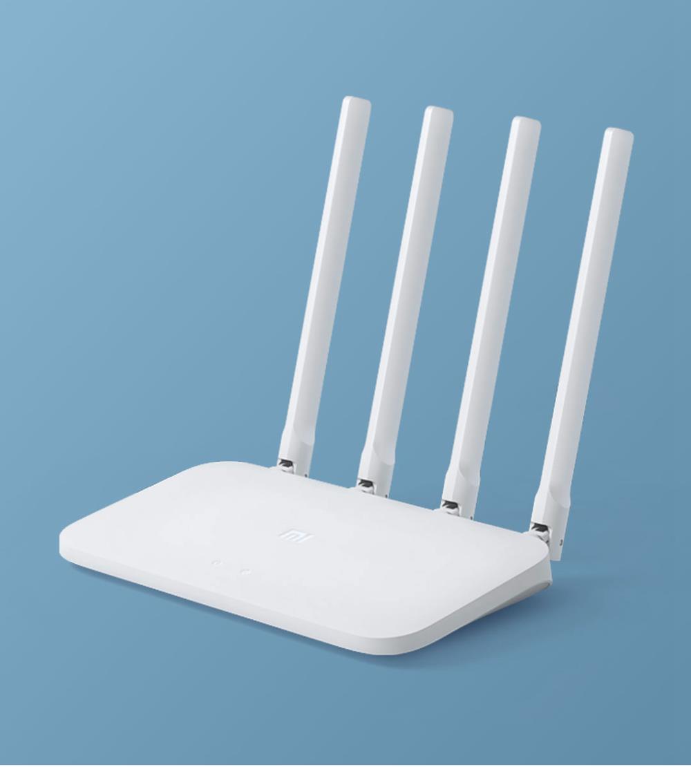mi wifi路由器4c 2.4ghz智能迷你wifi中继器4天线802.