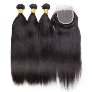 BOLIN wigs wholesale free shipping cuticle aligned virgin human hair bundles with lace closure