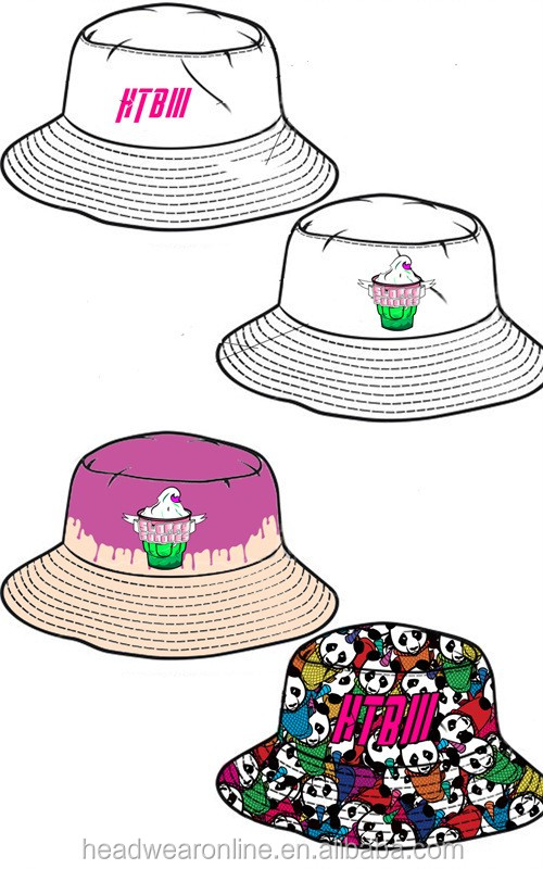 Private Label Large Designer Luxury Plain Bulk Adult Unisex Cotton Customized Logo Bucket Hat