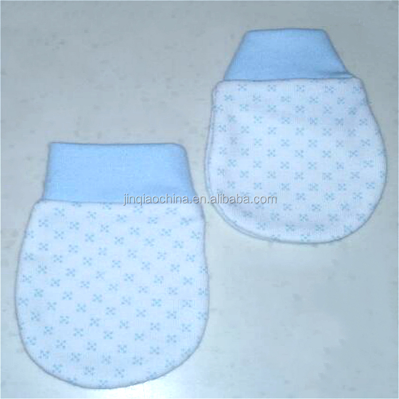 100% хлопок Варежки для новорожденных детские перчатки, варежки