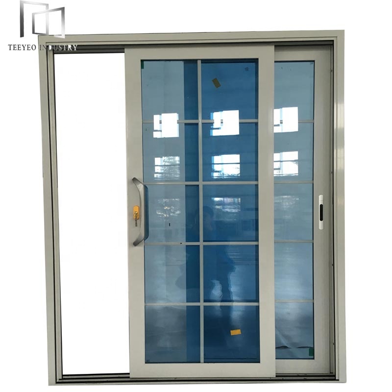 Rail inférieur intérieur français portes coulissantes en verre