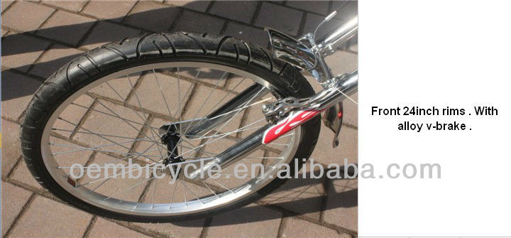 20～24インチのチョッパー自転車、カラフルなフレームのチョッパー