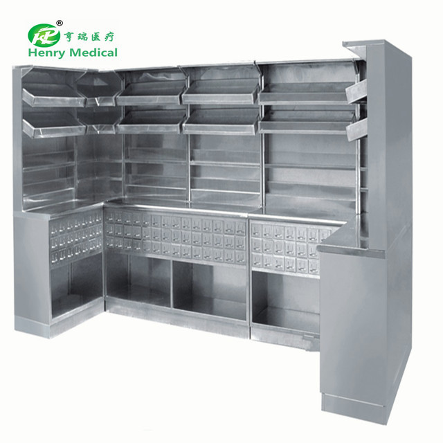 HR-C05 Hospital Furniture Chinese Medicine Cabinet with drawers