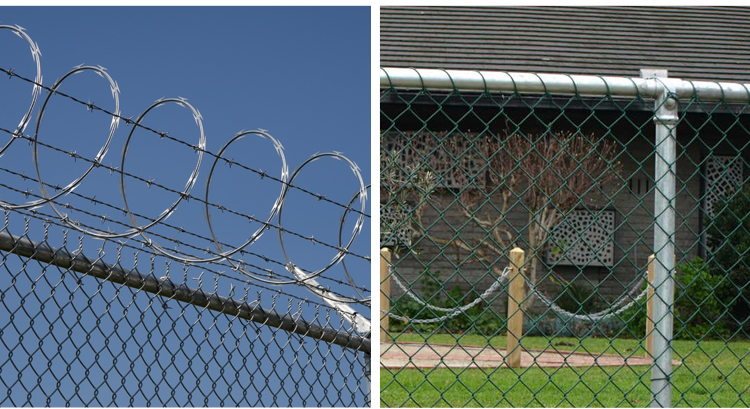 последние новости компании о Отверстие 50x50mm диаманта гальванизировало PVC покрыло черную загородку звена цепи  2