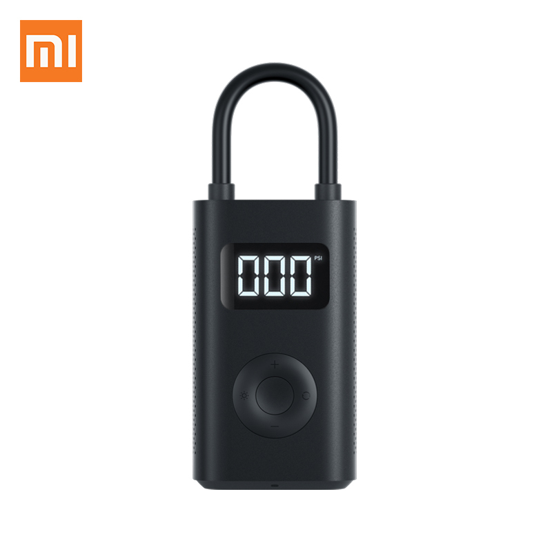 Новый портативный умный электрический насос Xiaomi, цифровой датчик давления в шинах, светодиодный перезаряжаемый надувной насос для велосипеда, автомобиля, воздушного футбола