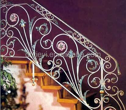 Красивые перила для лестницы из кованого железа/перила для лестницы