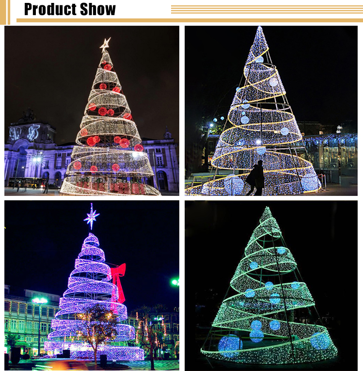 Event decoration government products giant lighting Christmas tree