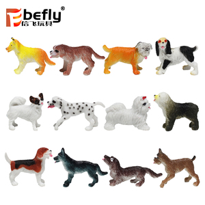 small plastic dog figures
