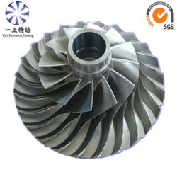 Superalloy turbine impeller used for aircraft engine parts