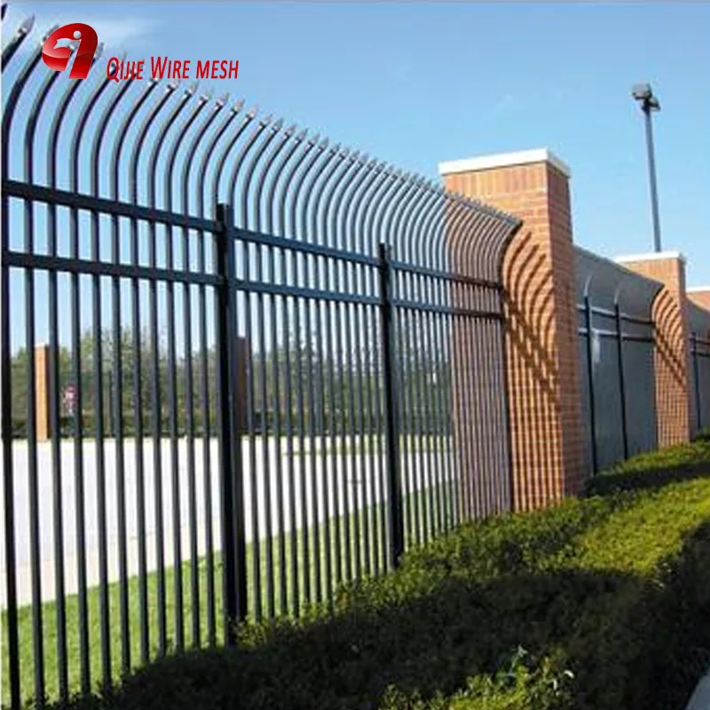 Best Price Powder Coated Square Post  Wrought Iron Aluminum Fence