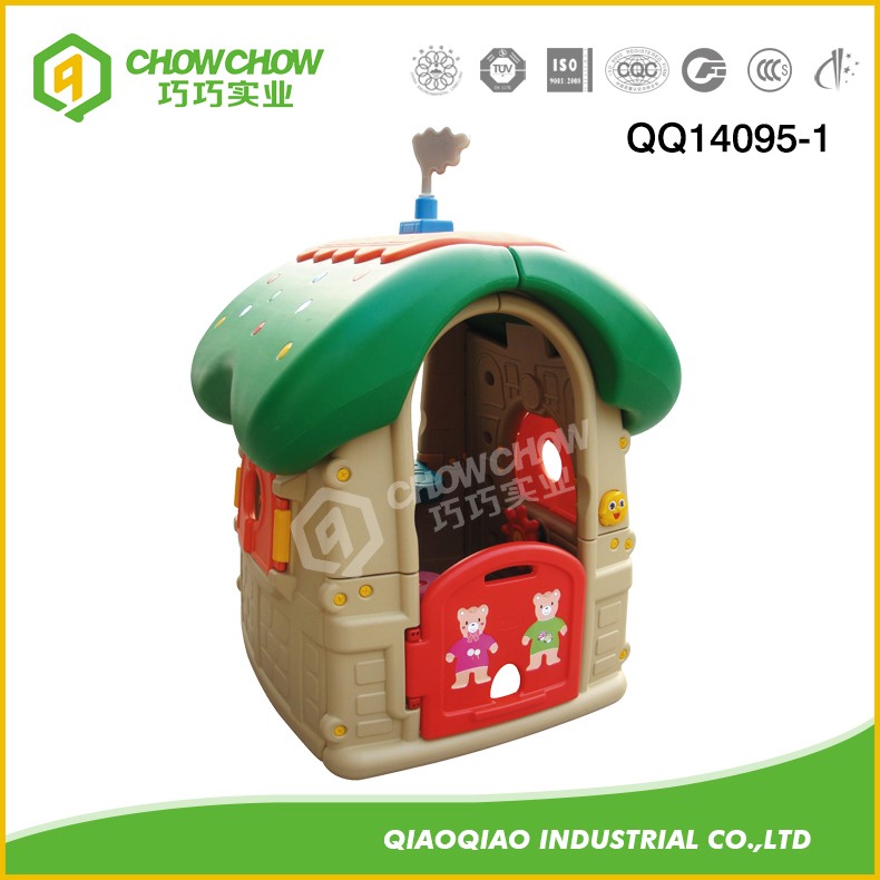 Multi Purpose attractive chocolate plastic kids indoor playhouse