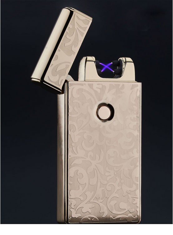usb 打火机可充电无焰电双弧等离子打火机