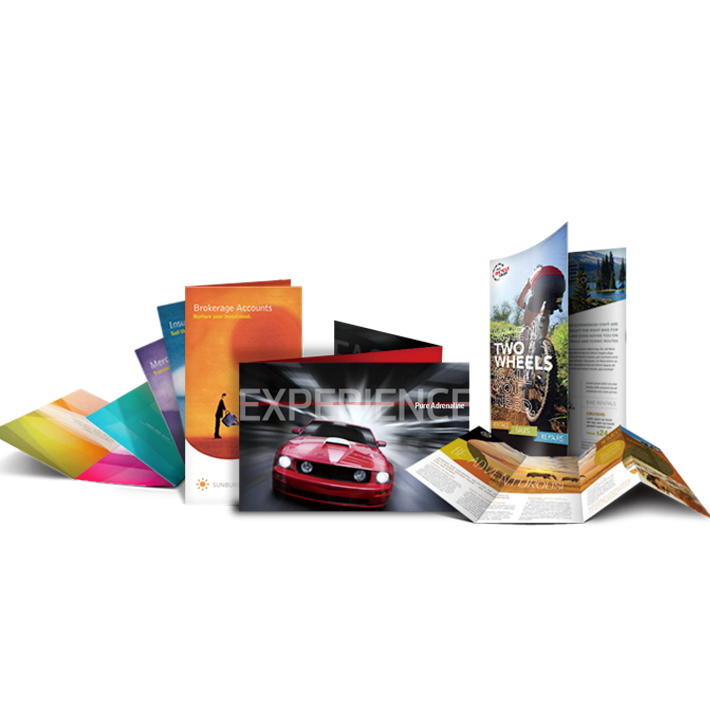 Matte/glossy lamination art paper brochure, flyer, folding, pamphlet, leaflet custom printing
