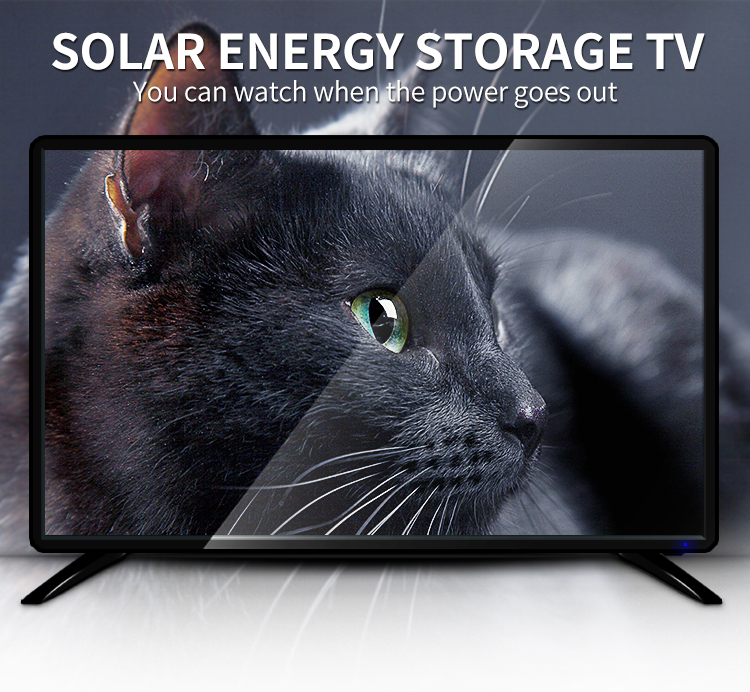 32" Battery Operated LED TV  All in one Solar TV 12V DC solar television