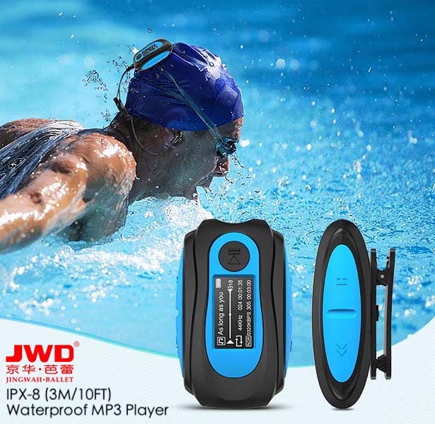 01 02 015 Swimmer MP3 Player, Waterproof MP3 Player Portable Con 並行輸入品 Free Shipping! FINIS Waterproof Underwater Bone Conduction MP3