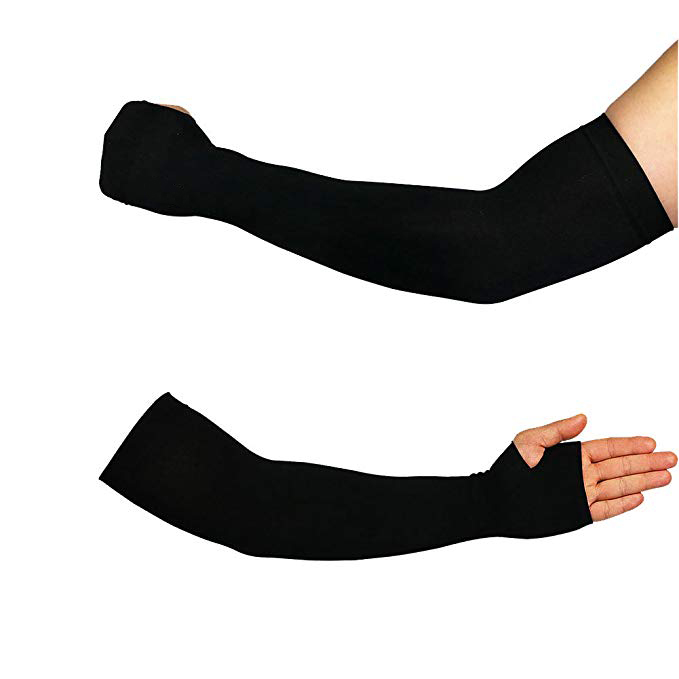Huadduo Blue Floral Dog UV Protection,Compression /& Cooling Arm Sleeves For Women