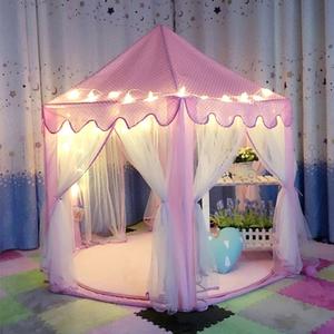 pink indoor tent