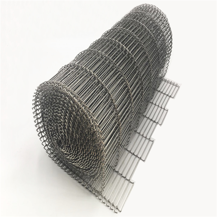 High Temperature Stainless Steel Enrober Wire Belt Mesh For Eggs Conveyor