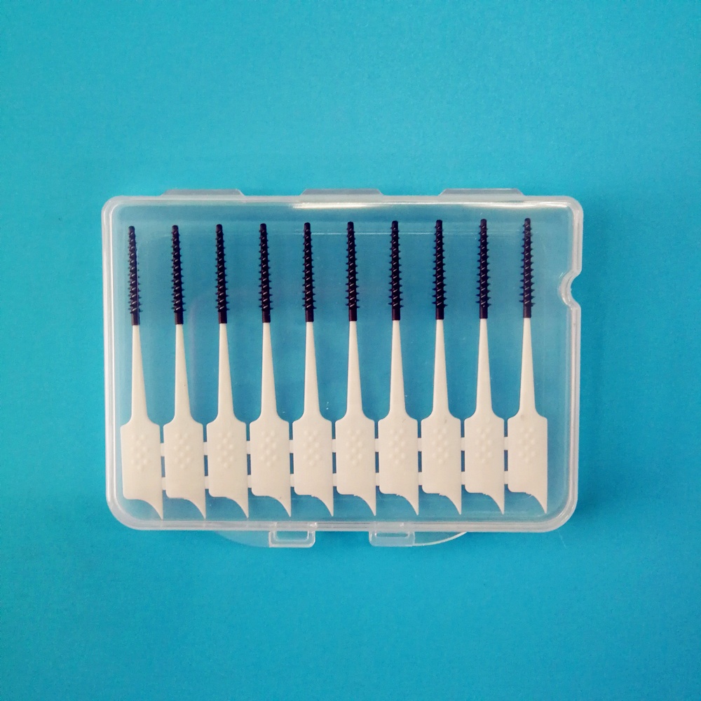 Бамбуковый уголь биоразлагаемые зубные зубочистки