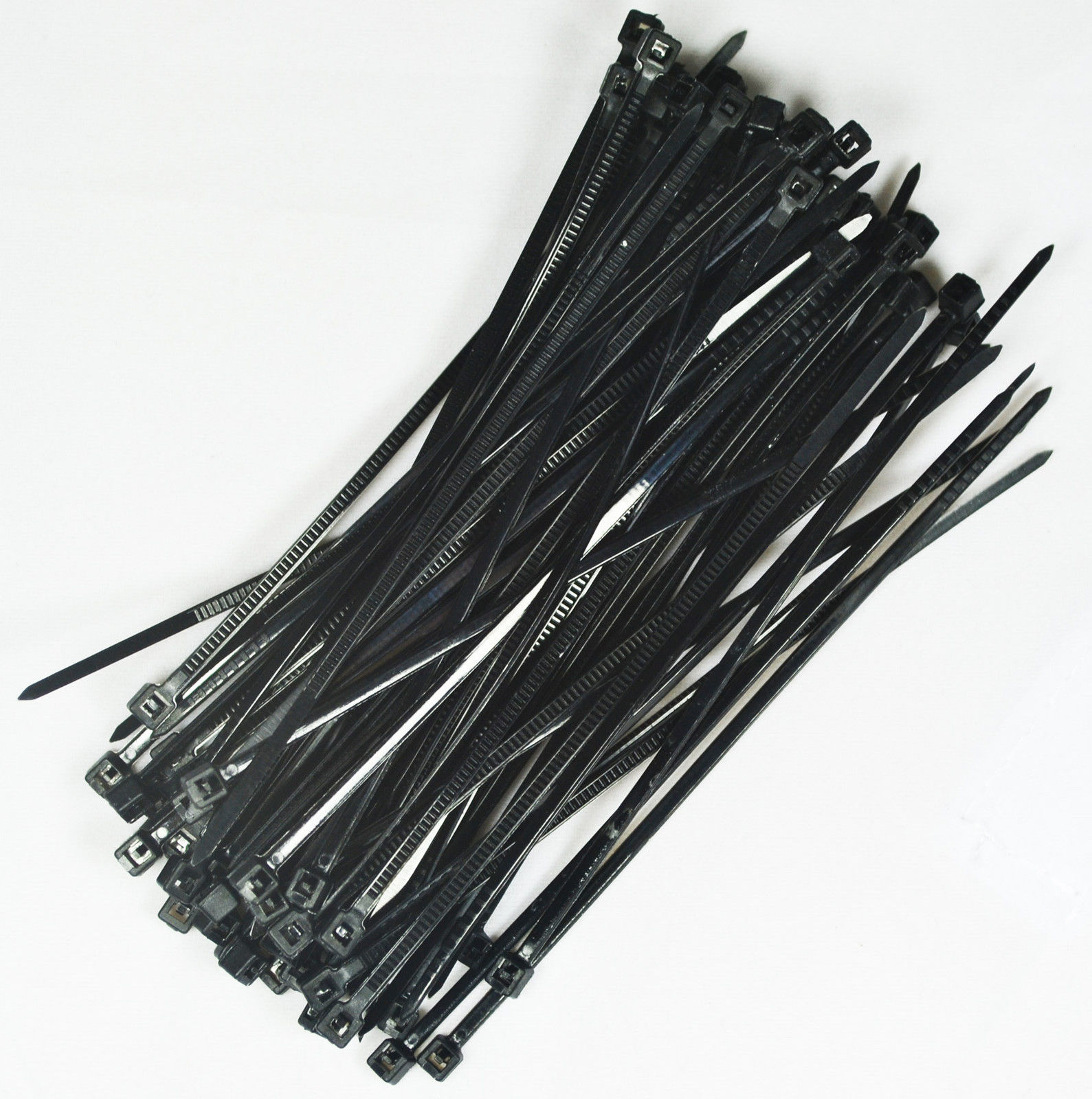 100件什锦自锁尼龙扎带黑色塑料拉链扎圈线包拉链扎带 - buy nylon ca