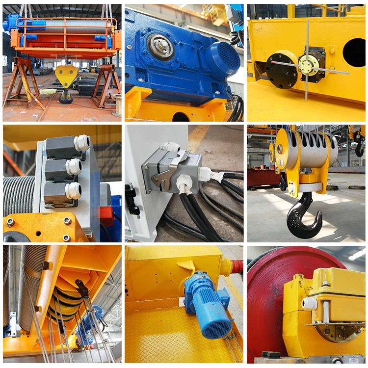 Industrial Double Girder Electric Overhead Travelling Crane Lifting Machine 5ton 10ton 20ton 50ton 100ton with Best Price