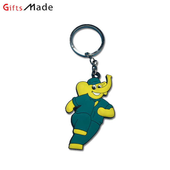 rubber croc keychain