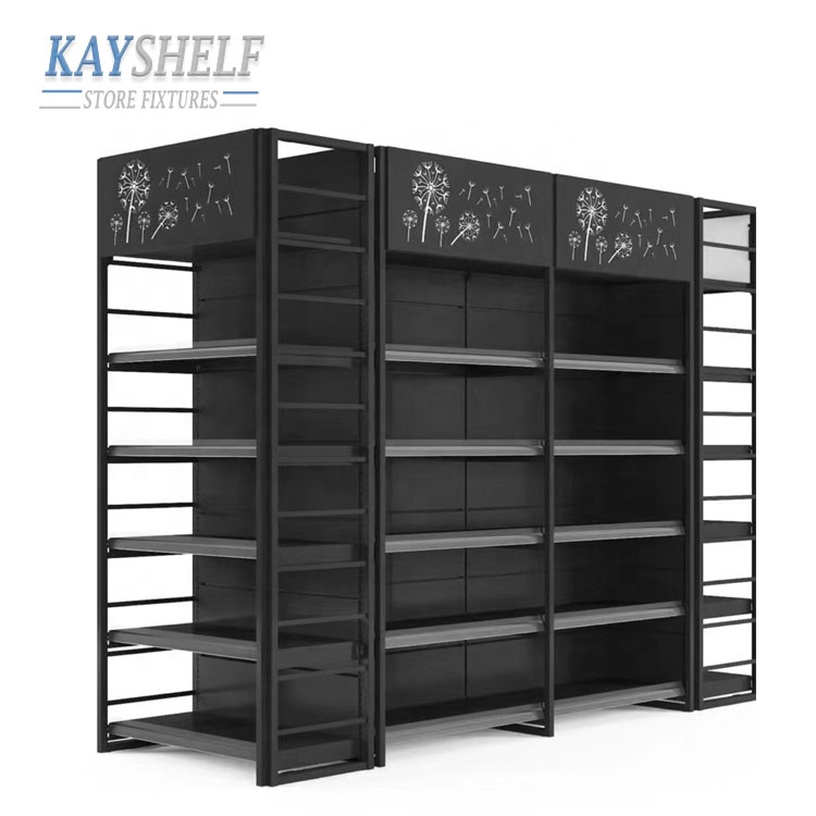 Регулируемый Металлический Стальной Стеллаж для розничного магазина гондолы, стеллаж для выставки, полки для супермаркетов